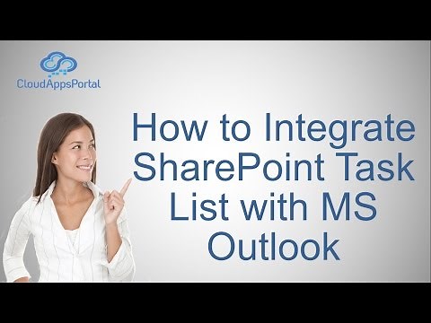 How to integrate SharePoint task list with MS Outlook