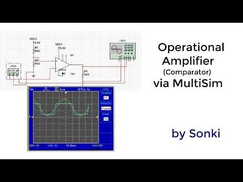 op amp comparator via Multisim