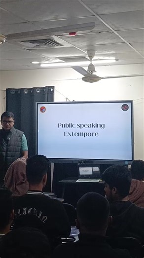 Commando Rajib Hossain is taking class in our regular batch on the topic of Extempore Speech. | iCAN Academy