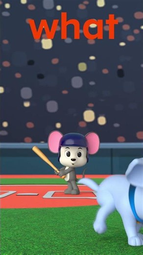 Kindergarten Sight Word: What | ABCmouse #learning #sightwordsforkids #baseball #mlb #education