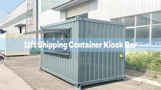 Modern Prefab 20ft Container Van Restaurant Modular Mobile Outdoor Colorful Pop up Containers Store