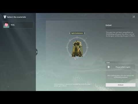 How to socket Gems in your Gear, Blue Protocol - How to Embed