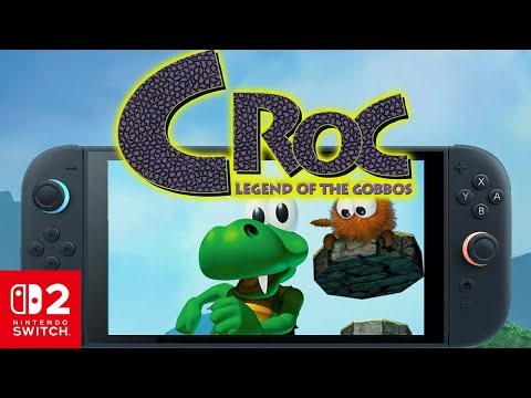 Croc Legend of The Gobbos Remastered Nintendo Switch 2 Performance: Handheld/Docked Gameplay