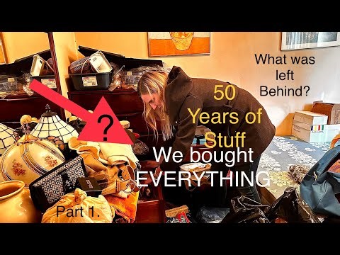 50 years of stuff & everything was left behind! We bought it all! What will we find?!?