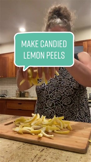 How to Make Candied Lemon Peels - Homemade Candy Recipe