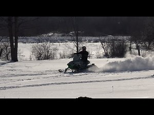 First ride on the Arctic Cat Snopro 440/600!