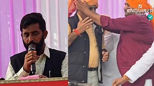 Gojri Song Dedicated to CM Omar abdullah In Campaign In Nagrota , CM got Emotional | Enquirer Today News