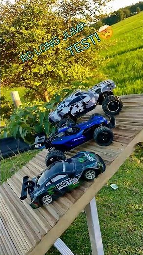 RC Power Long Jump Test – Big vs Small Cars Fly High! 🚗💨