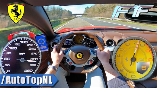 Ferrari FF 6.3 V12 Hits 320 km/h on the Autobahn – No Speed Limit!