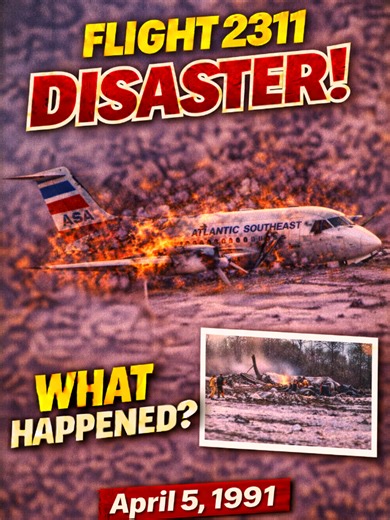 In 1991, Atlantic Southeast Airlines Flight 2311 was preparing to land in Georgia. Everything appeared routine. Then, without warning, the aircraft violently rolled to the left. The pilots had no time to recover. Investigators later uncovered a rare propeller system failure that made the plane uncontrollable— even for experienced crews. A tragedy that led to major safety changes in commuter aviation. #aircrash #aviationsafety #investigation #aviationlovers #blackbox