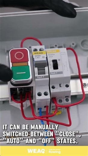 3-in-1 Control: AC Contactor Manual & Auto Switching Demo.