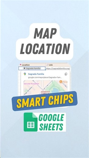 How to Add a Location Smart Chip in Google Sheets