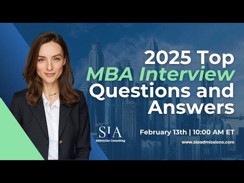 2025 Top MBA Interview Questions and Answers