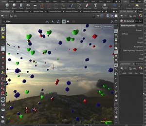 REDSHIFT | INSTANCE RANDOM OBJECTS TO PARTICLES