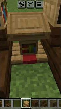 How to make a simple stylish bookshelf in MC#minecraft #minecraftsurvivalseries