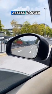 Learn how to judge the distance of the car behind using the sides view mirrors. Especially when changing lane. | Eagle Driving School