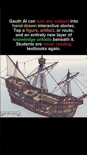 Gauth AI can turn any subject into hand-drawn interactive stories.