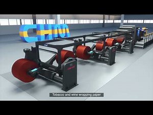 CHM-1400III(6 rolls feeding) Precision High Speed Paper reel to Sheeter cutting machine