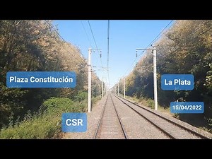 Cabview, Trenes Argentinos, Plaza Constitución - La Plata. 15/04/2022.