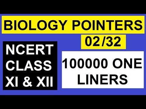 ncert biology one liner book for all competitive exams | chapter 2