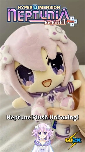 Neptune Plushie Unboxing! #neptunia #neptune #makeship #plush #unboxing