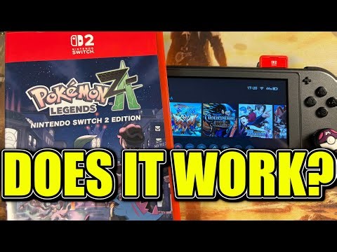 WILL IT WORK? Pokemon Z-A Switch 2 Cartridge on Switch Lite Test