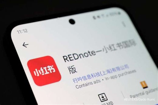 Pengguna Aplikasi Asal China RedNote Melonjak di Tengah Ancaman Larangan TikTok