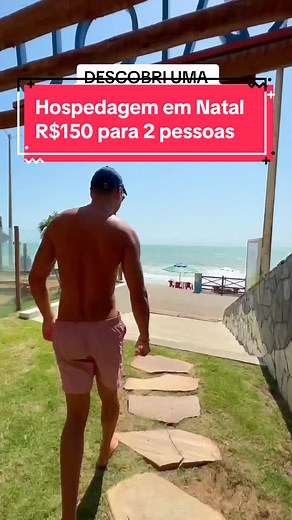 Hospedagem Pé na Areia em Natal por R$150