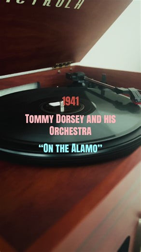 🎶 now playing: “On the Alamo” - Tommy Dorsey and his Orchestra RPM: 78 | RCA Victor 20-2848 | song released: 1941 #fyp #musictok #record #tommydorsey