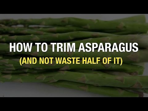 How to trim asparagus (and not waste half of it)