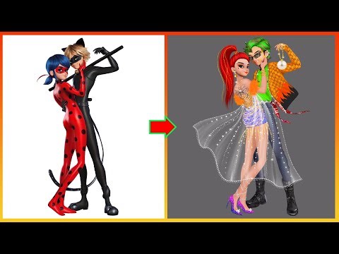 Miraculous 🐞New Episode - Ladybug Catnoir Dress Up 🥰 Switch Up Fashion TRANSFORMATION