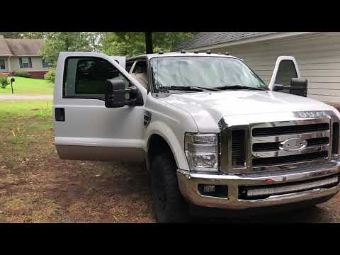Easy headliner removal on Ford F-250