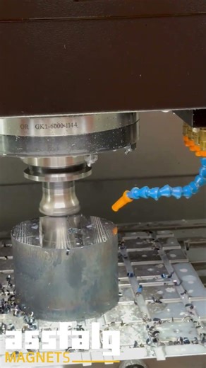 Magnaslot in practical use: one electrical pulse – permanent clamping force #magnets #production