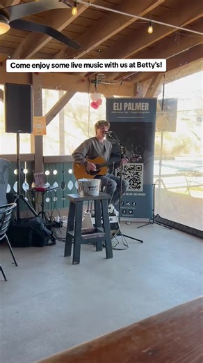 Come enjoy this beautiful day at Betty's porch! Tasty sandwiches, drinks, and live music by @Eli Palmer! #bettysinhelen #tourist #helen