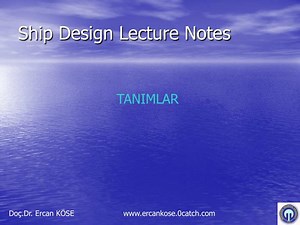 Ship Design Lecture Notes - SlideServe