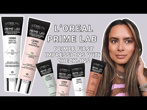 L'Oreal Prime Lab Primers First Impressions, Check-Ins & Review | Nadia Vega