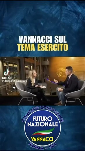 “Se io sono obbligato a usare l’esercito per la sicurezza interna, vuol dire che sono sono stato invaso. E questo è molto preoccupante.” #vannacci #futuronazionale #esercito #sicurezza | Futuro Nazionale Vannacci Comitato Costituente - PARMA 001