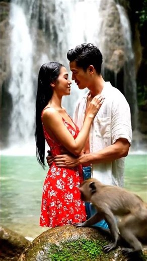 Jungle Love Interrupted! 😂 | The Third Wheel Monkey 🐒