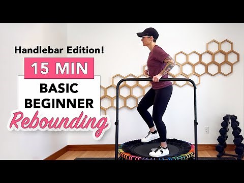 Senior Rebounder Workout for Beginners | 5 Easy Moves with Handlebar for Lymphatic Drainage 115 bpm