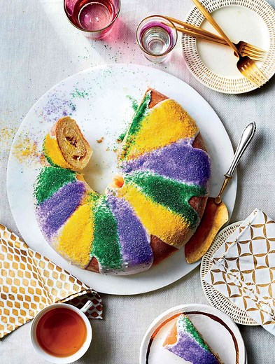 Praline-Cream Cheese King Cake