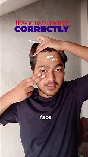 How to use sunscreen correctly🧴✨ #skincare #skincareguide #sunscreen #shorts