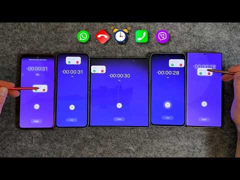Z Fold 6 WhatsApp VS Viber Z Flip vs Timer Note 20U VS Note 10 Lite Vs Samsung A55 Incoming Call