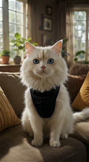 Security Cat vs Invisible Ghost 👻🐱 #cat #shorts #viral #viralcats