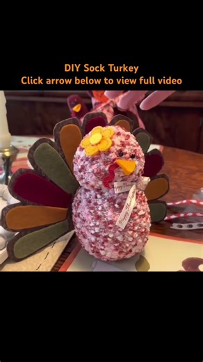 DIY Sock Turkey