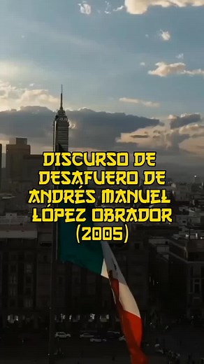 Discurso de Desafuero de AMLO: Que ustedes y a mí nos juzgue la historia