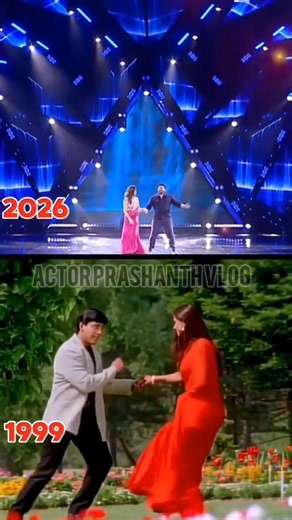 ❤️ Topstar Prashanth & Simran Recreate Kadhal Kaditham Song 🔥 | Pure Nostalgia 90s Romance!