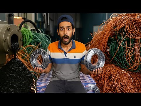 How Electric Wires Are Made in a Factory | Full Manufacturing Process Explained