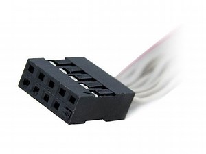 DB9 Male to IDC10 Female Serial Port Everex Cable With Bracket