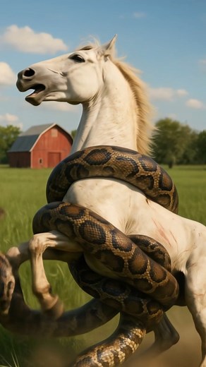 Incredible AI Video: Horse Rescued from Deadly Snake Attack – Must See! | Chloe The Legend