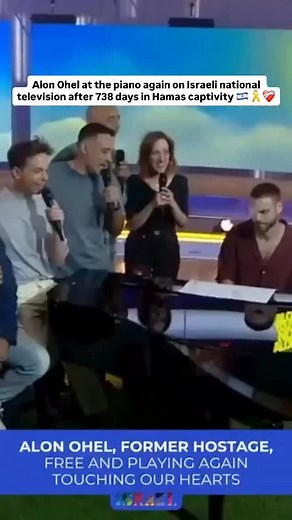 2.3K views · 433 reactions | When kidnapped, Alon suffered shrapnel injury to his eye. For almost 2 years he didn’t receive proper medical treatment. During nearly 2 years in captivity, Alon’s spirit and love for music didn’t fade. Today he is home and playing the piano again ️❤️‍啕 @eretznehederet @keshet12 | AIPAC | Facebook